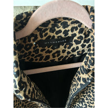 Load image into Gallery viewer, Mesmerize Leopard Print Red-Accent Bling Women's Blazer Jacket Zip Up