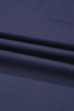 Load image into Gallery viewer, Navy Blue Raw Hem Loose Tee and Wide Leg Pants Set