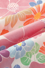 Load image into Gallery viewer, Pink Floral Smocked Waist Loose Pants