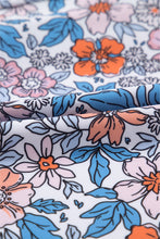 Cargar imagen en el visor de la galería, Pink Drawstring Ruched Floral Swim Dress