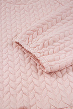 Load image into Gallery viewer, Delicacy Braided Texture Ruffle Hem Top Drawstring Loose Pants Set