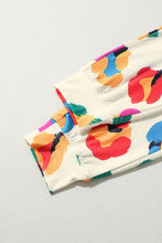 Load image into Gallery viewer, Apricot Leopard Print Long Sleeve Top and Skinny Pants Lounge Set