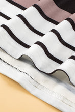 Load image into Gallery viewer, Multicolour Mixed Stripes Spaghetti Straps V Neck Maxi Dress