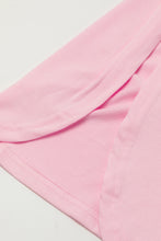 Cargar imagen en el visor de la galería, Pink V Neck Hidden Pocket Splits Maxi T-shirt Dress