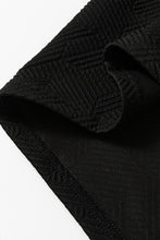 Load image into Gallery viewer, Black Textured Puff Sleeve Top and Pants Set