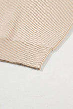 Load image into Gallery viewer, Apricot Lantern Sleeve V Neck Knot Back Sweater