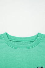 Load image into Gallery viewer, Aruba Blue Cute Halloween Ghost Embroidered Casual Sweatshirt