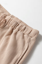 Load image into Gallery viewer, Parchment Textured Long Sleeve T Shirt and Pants Lounge Set