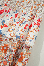 Load image into Gallery viewer, Khaki Plus Size Floral Tiered Ruffle Maxi Dress