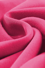 Cargar imagen en el visor de la galería, Rose Red Terry Knit Drawstring Smocked Waist Wide Leg Sweatpants