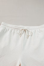 Load image into Gallery viewer, Beige Plus Size Textured Collared Top and Pants Set