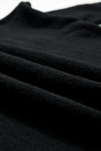 Load image into Gallery viewer, Black Holly Jolly Round Neck Casual Sweater