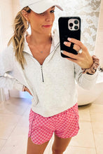 Load image into Gallery viewer, Pink Leopard High Waisted Athletic Shorts