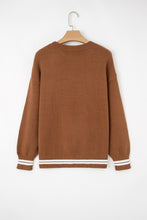 Load image into Gallery viewer, Coffee See You Cowboy Embroidered Western Graphic Sweater