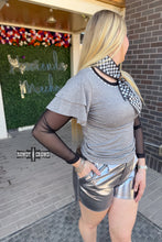 Load image into Gallery viewer, Mustang Mesh Sleeve Top