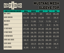Load image into Gallery viewer, Mustang Mesh Sleeve Top