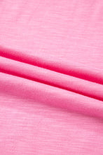 Cargar imagen en el visor de la galería, Sachet Pink Loose Fit Half Sleeve T Shirt and High Waist Skirt Set