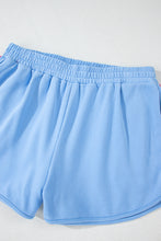 Load image into Gallery viewer, Beau Blue Striped Accent Pullover and Shorts Two Piece Casual Set