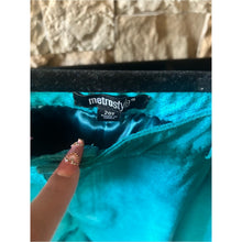 Load image into Gallery viewer, Vintage Metrostyle 100% Genuine Leather Teal Blazer & High-Waist Pants Set
