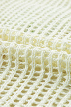 Load image into Gallery viewer, White Crochet Flower Hollow-out Sweater T Shirt