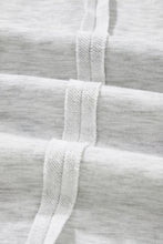 Load image into Gallery viewer, Light Grey Faded Varsity Print Loose Pullover Top