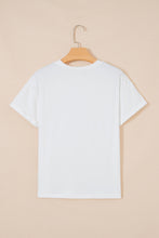 Cargar imagen en el visor de la galería, White Coquette Cowgirl Elements Printed Relaxed Tee