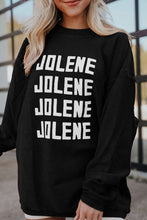 Load image into Gallery viewer, Orange JOLENE Ribbed Corded Oversized Sweatshirt
