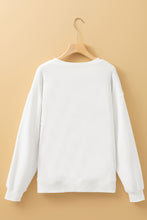 Load image into Gallery viewer, Beige MERRY Christmas Printed Drop Shoulder Pullover Sweatshirt