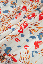 Load image into Gallery viewer, Khaki Plus Size Floral Tiered Ruffle Maxi Dress