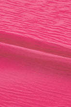 Load image into Gallery viewer, Bright Pink Ruffled Short Sleeve Plus Size Top