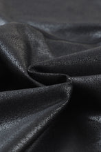 Load image into Gallery viewer, Black Crossed Dip Waist Sleek Leather Leggings