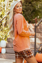 Load image into Gallery viewer, Orange PUMPKIN Spice Graphic Corded Crewneck Sweatshirt
