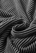 Load image into Gallery viewer, Black Textured Ruffled Flutter Sleeve Mini Dress