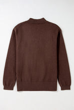 Load image into Gallery viewer, Coffee Western Howdy Boot Graphic High Neck Sweater