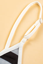 Load image into Gallery viewer, Multicolour Mixed Stripes Spaghetti Straps V Neck Maxi Dress