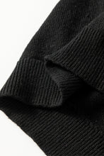 Load image into Gallery viewer, Black Holly Jolly Round Neck Casual Sweater