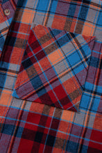 Cargar imagen en el visor de la galería, Red Plaid Print Loose Vintage Shirt