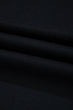 Load image into Gallery viewer, Black Rainbow Raglan Sleeve Crew Neck Plus Size Sweatshirt