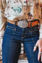 Load image into Gallery viewer, Sail Blue Center Seam Deep Wash Straight Jeans