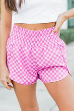 Load image into Gallery viewer, Pink Leopard High Waisted Athletic Shorts