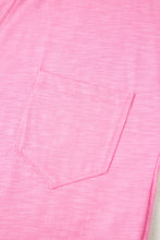 Cargar imagen en el visor de la galería, Sachet Pink Loose Fit Half Sleeve T Shirt and High Waist Skirt Set
