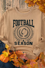 Cargar imagen en el visor de la galería, Khaki Rugby FOOTBALL SEASON Graphic Game Day Sweatshirt