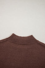 Load image into Gallery viewer, Coffee Western Howdy Boot Graphic High Neck Sweater