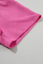 Load image into Gallery viewer, Gray 2pcs Solid Textured Drawstring Shorts Set