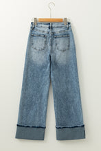 Load image into Gallery viewer, High Rise Button Zip Fly Medium Wash Jeans