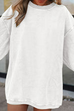 Load image into Gallery viewer, Orange JOLENE Ribbed Corded Oversized Sweatshirt