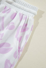 Load image into Gallery viewer, Pink Leopard Animal Print Pullover and Shorts Loungewear