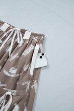 Load image into Gallery viewer, Khaki Western Cactus Cowgirl Hat Boot Printed Vintage Drawstring Jogger Pants