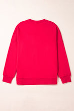 Load image into Gallery viewer, Fiery Red Christmas Santa Baby Tinsel Graphic Sweatshirt