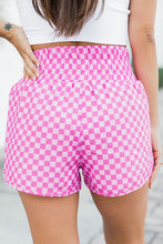 Load image into Gallery viewer, Pink Leopard High Waisted Athletic Shorts